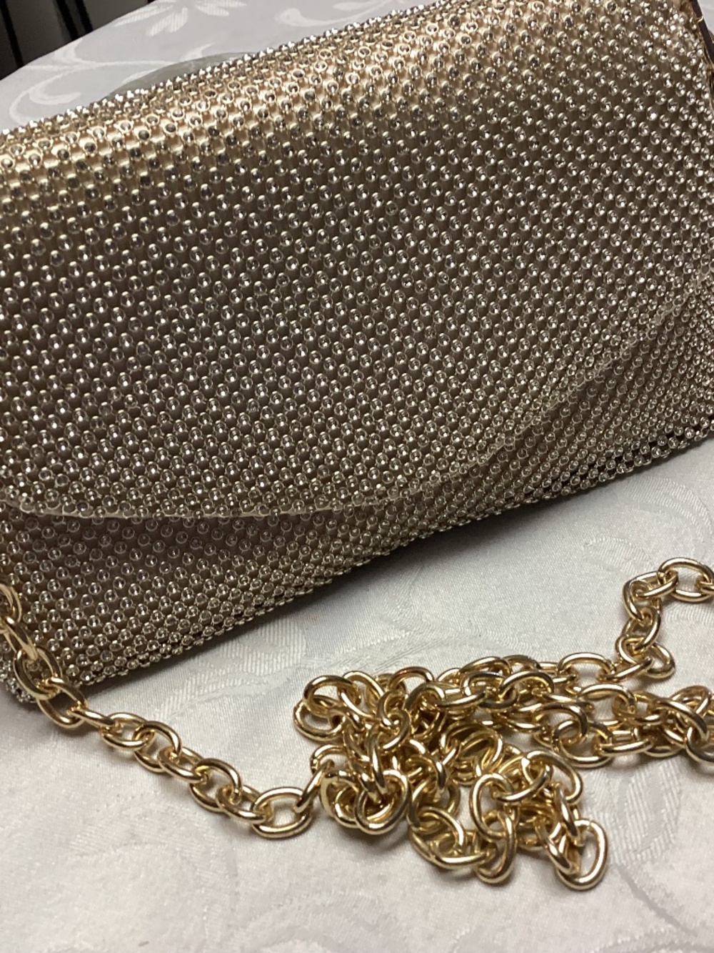 BADGLEY. MISCHKA  glass beaded evening bag